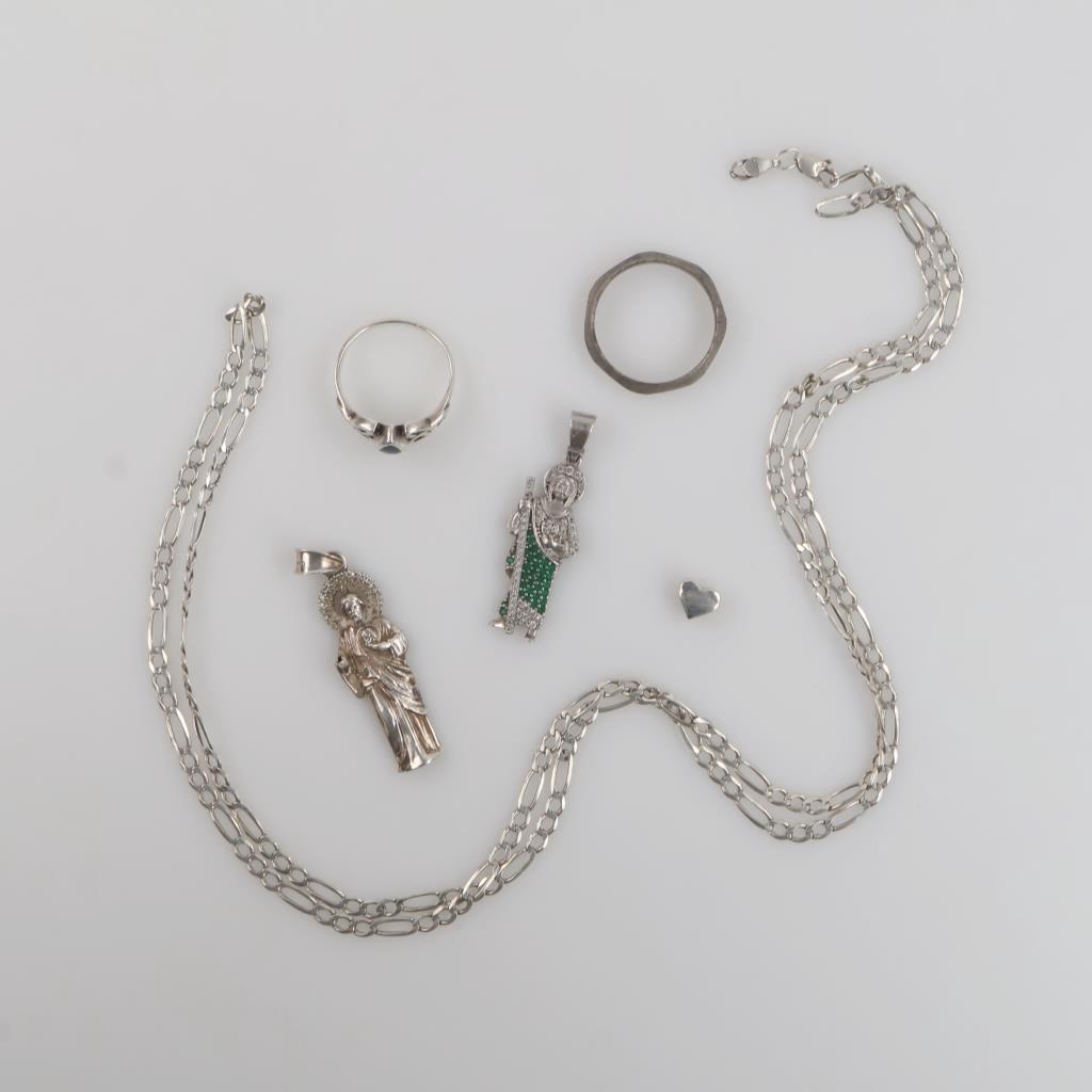 Silver Jewelry, 6 Pieces