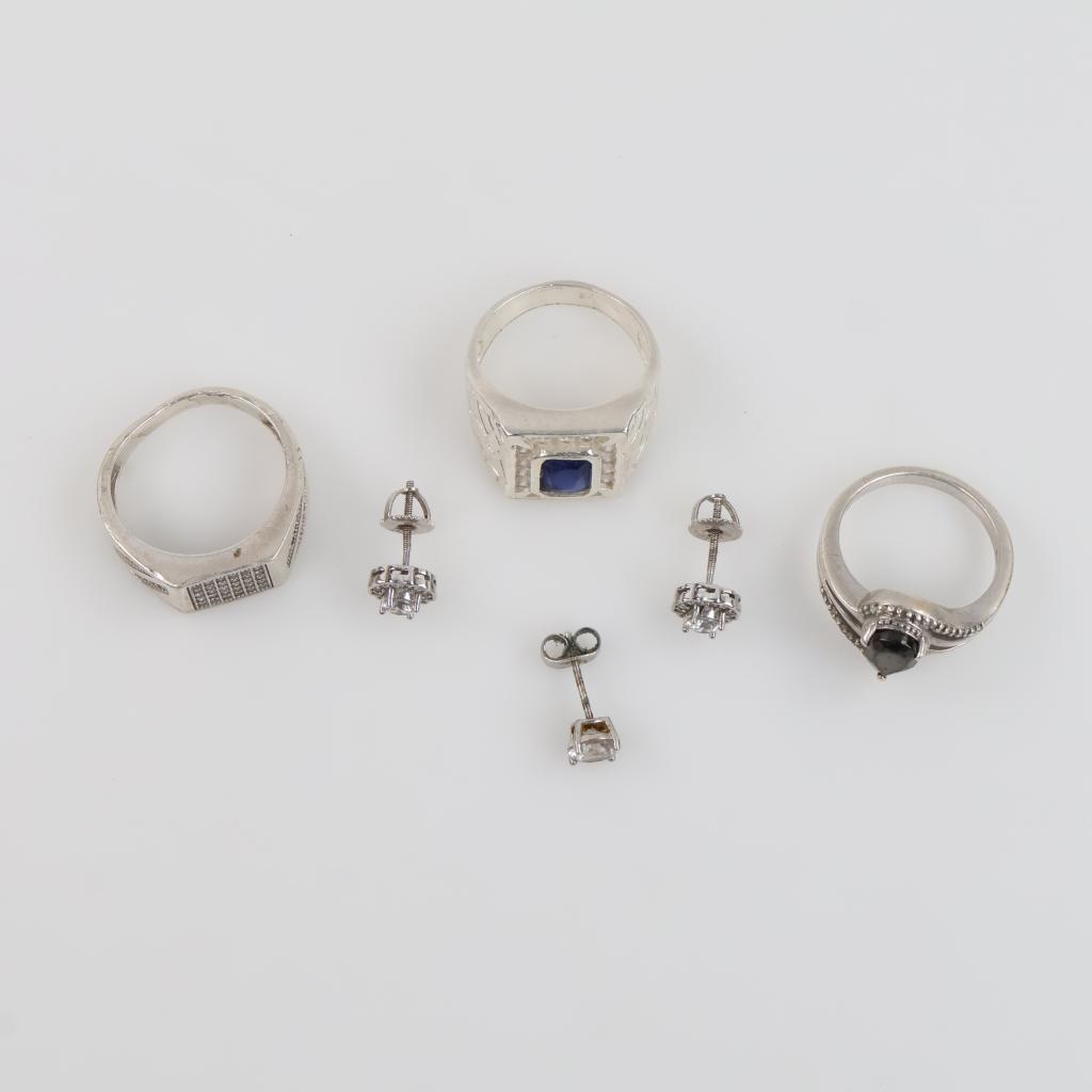 Silver Jewelry, 6 Pieces