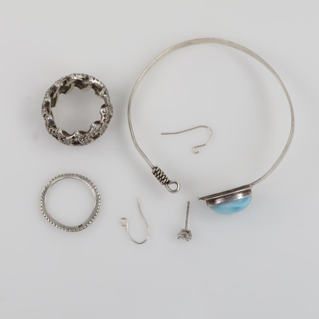 Silver Jewelry, 6 Pieces