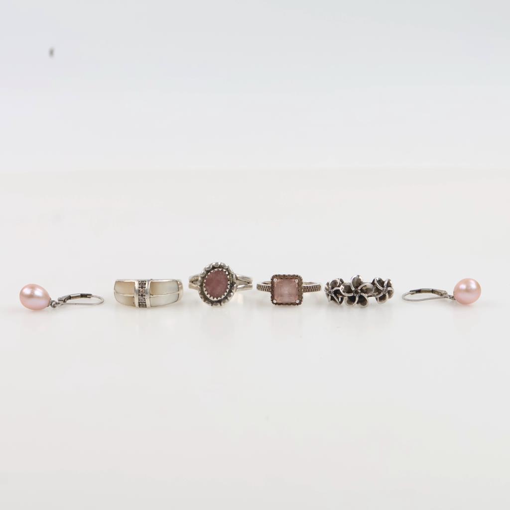 Silver Jewelry, 6 Pieces