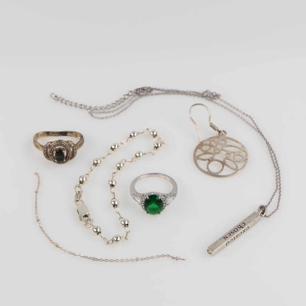 Silver Jewelry, 6 Pieces