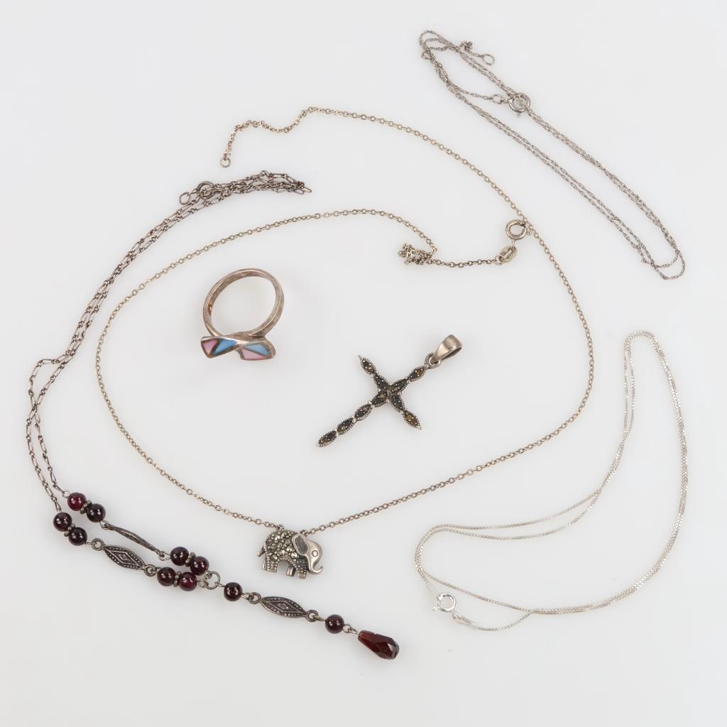Silver Jewelry, 6 Pieces