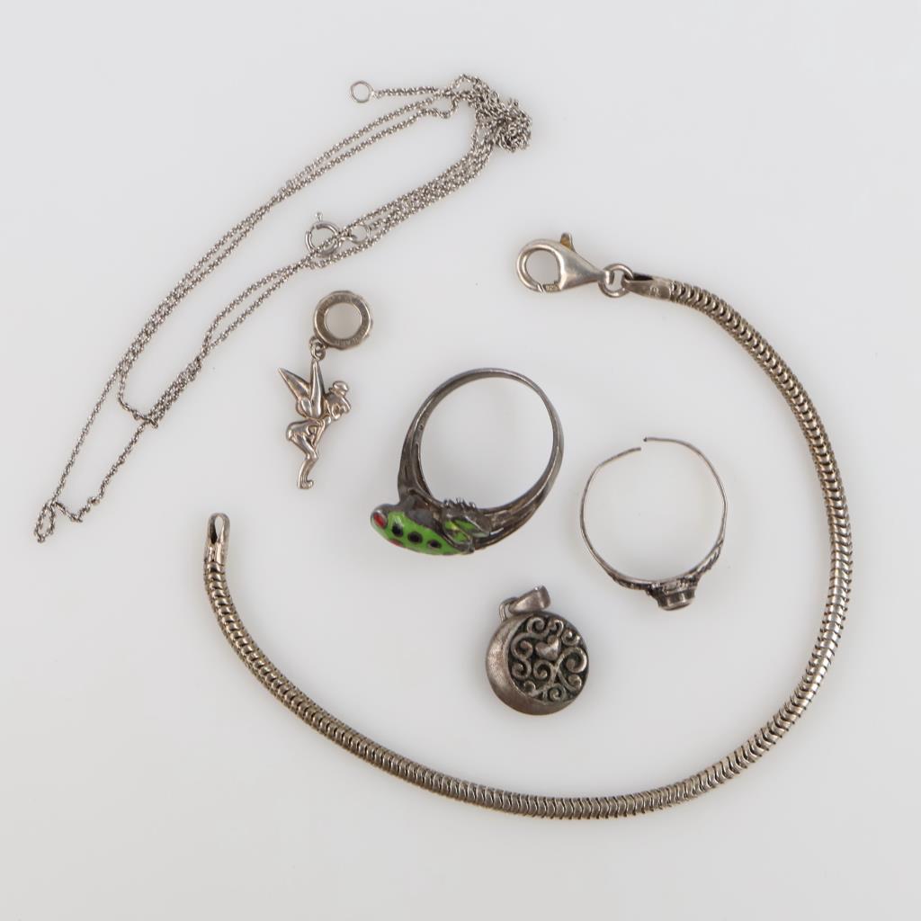 Silver Jewelry, 6 Pieces