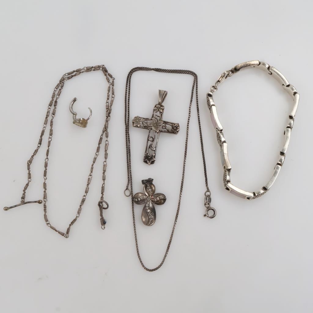 Silver Jewelry, 6 Pieces