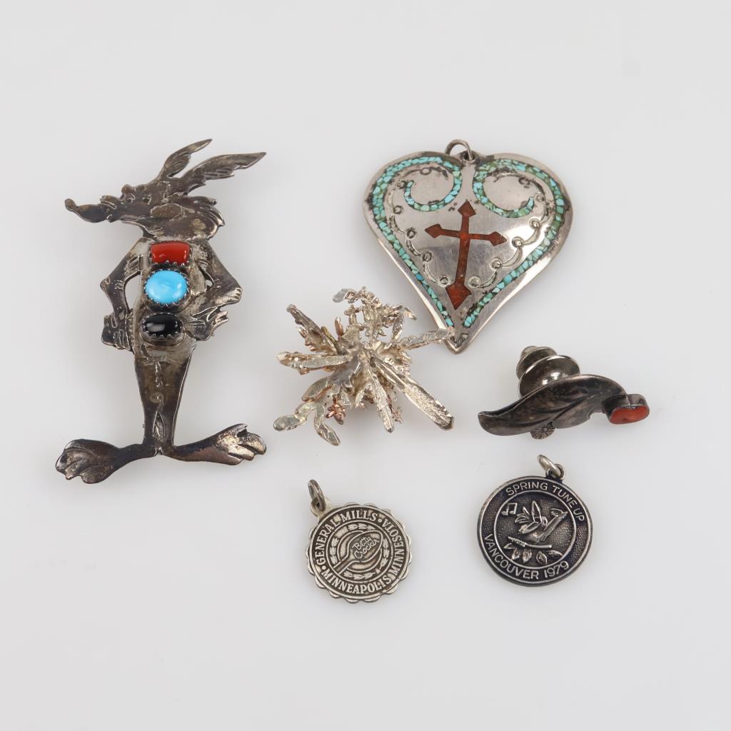 Silver Jewelry, 6 Pieces