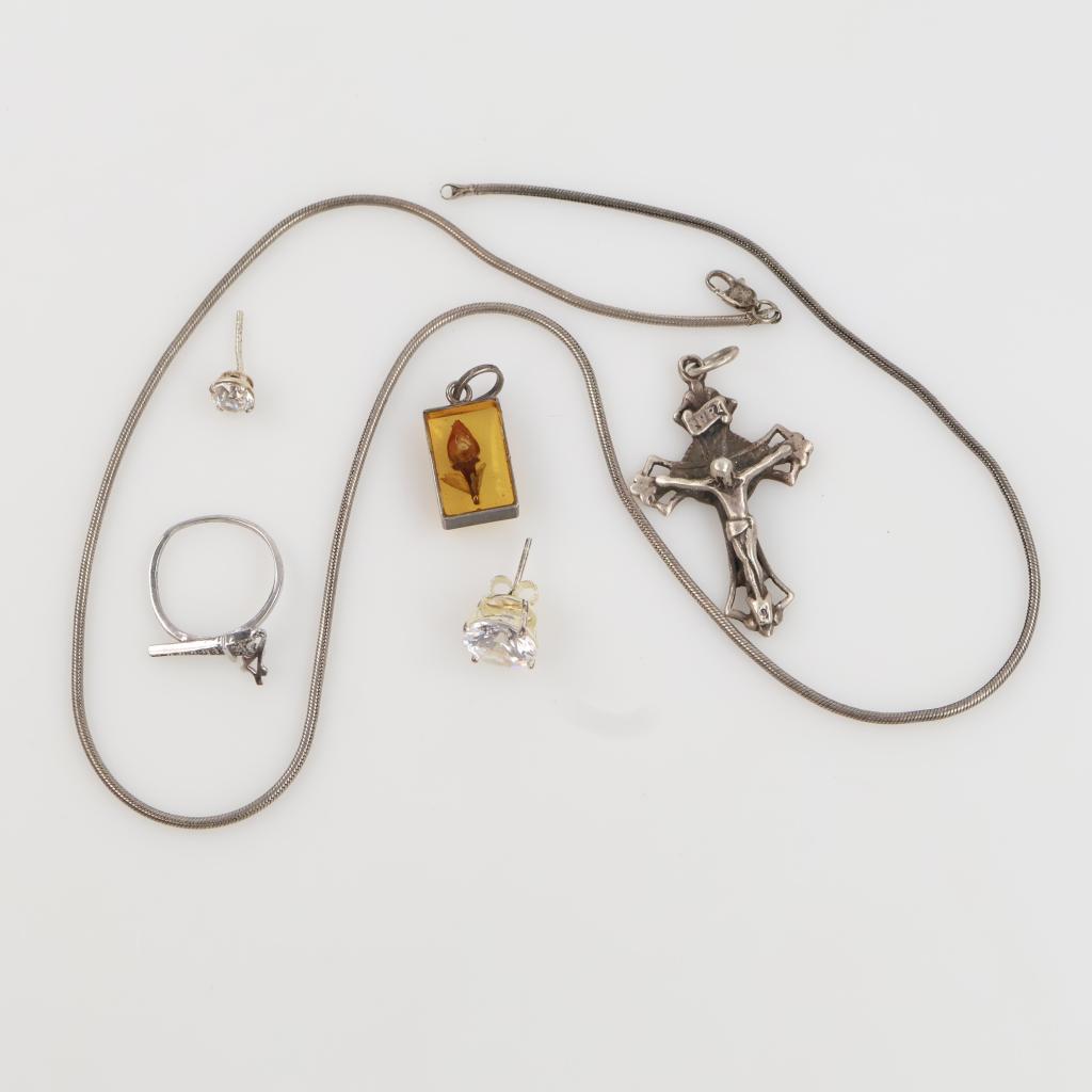 Silver Jewelry, 6 Pieces