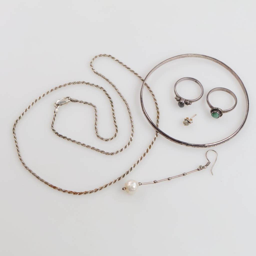 Silver Jewelry, 6 Pieces