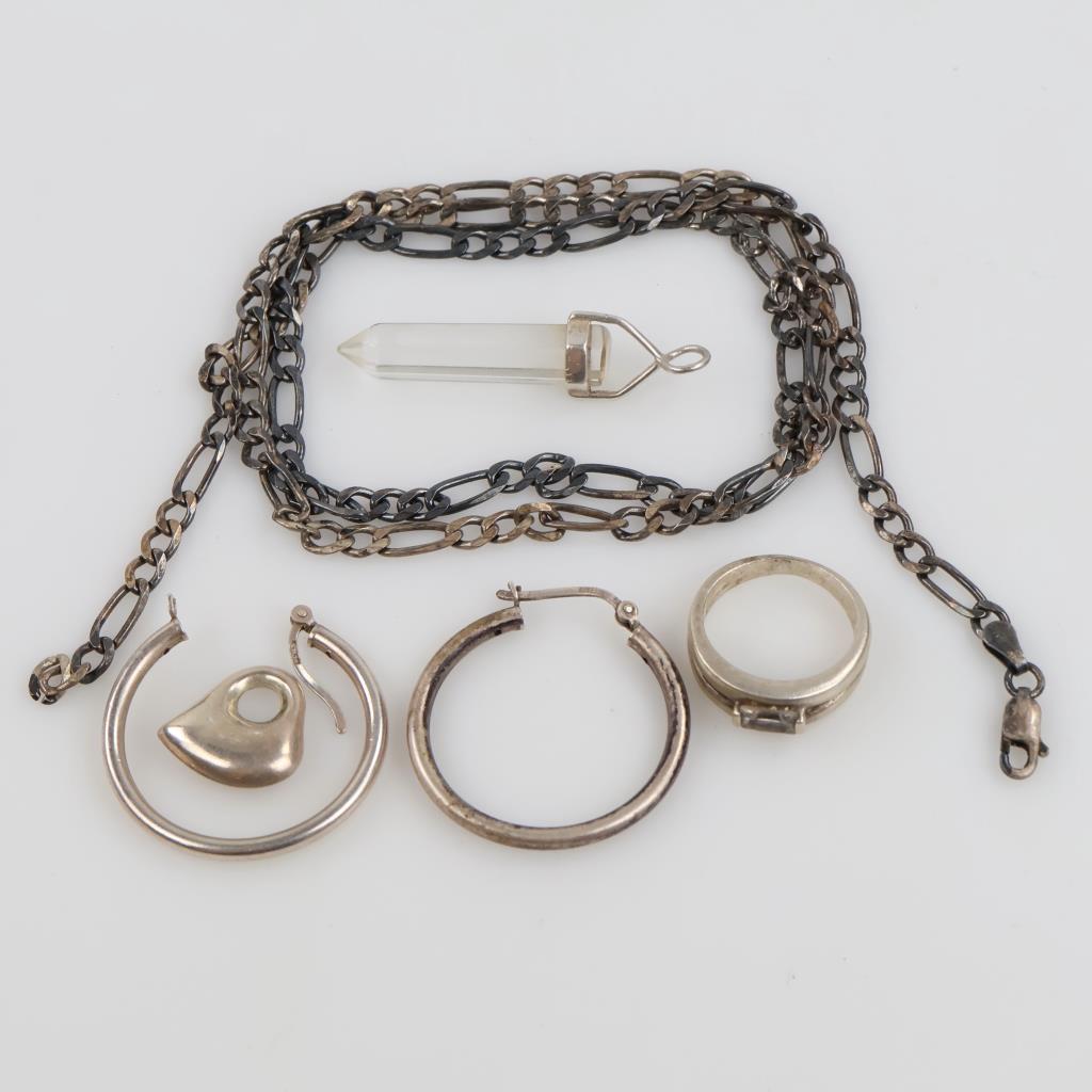 Silver Jewelry, 6 Pieces