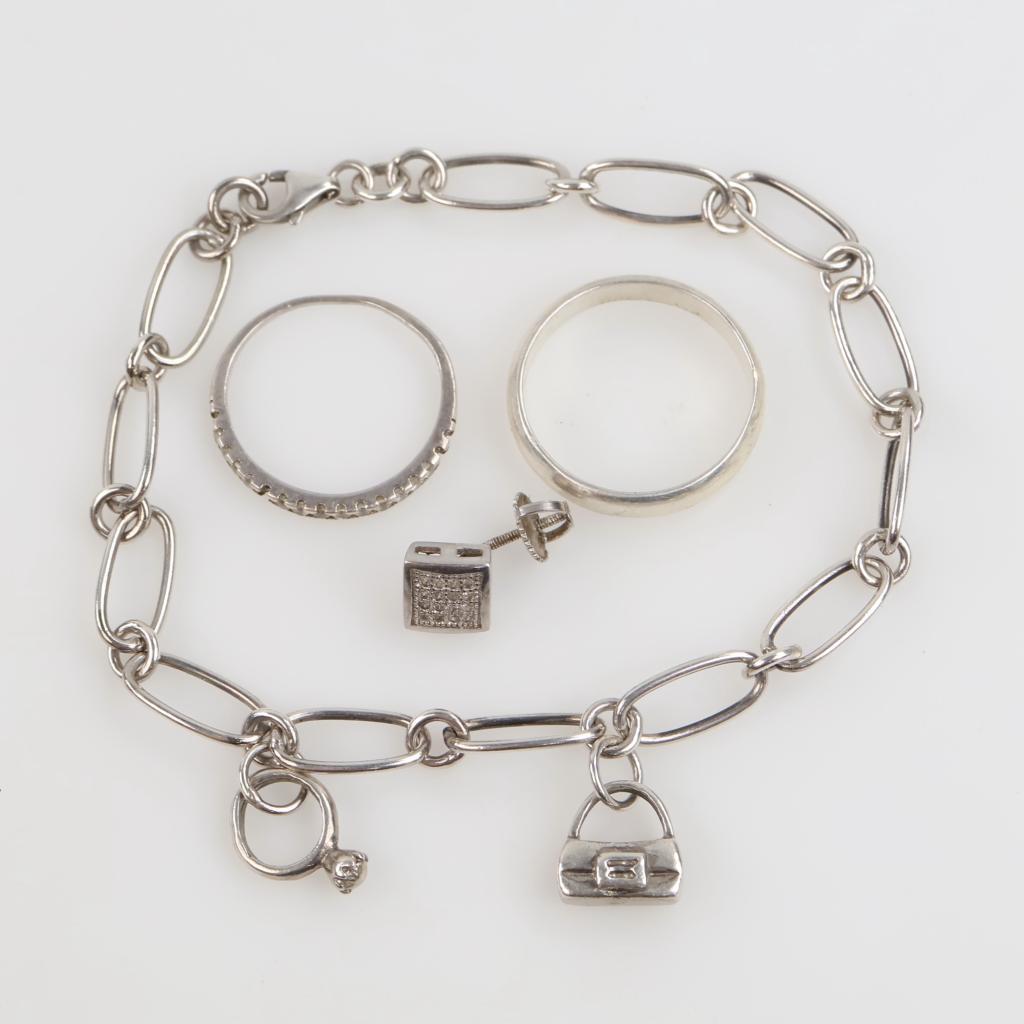 Silver Jewelry, 6 Pieces