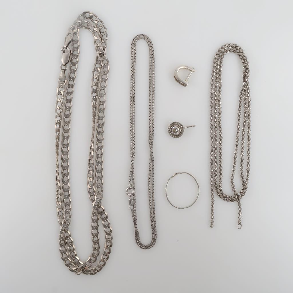 Silver Jewelry, 6 Pieces