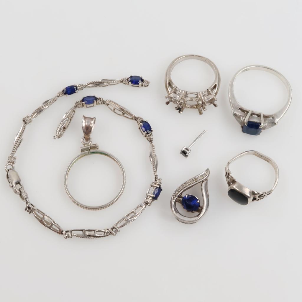Silver Jewelry, 7 Pieces