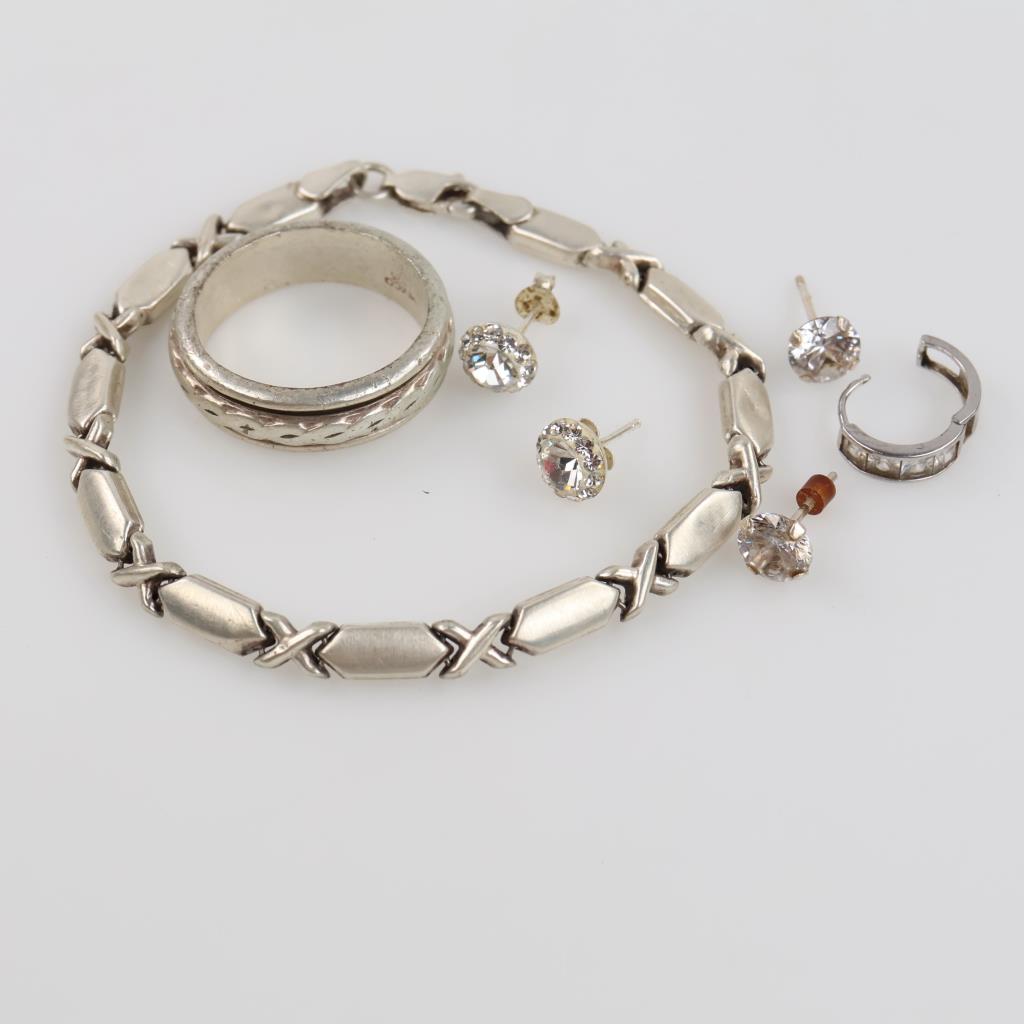 Silver Jewelry, 7 Pieces