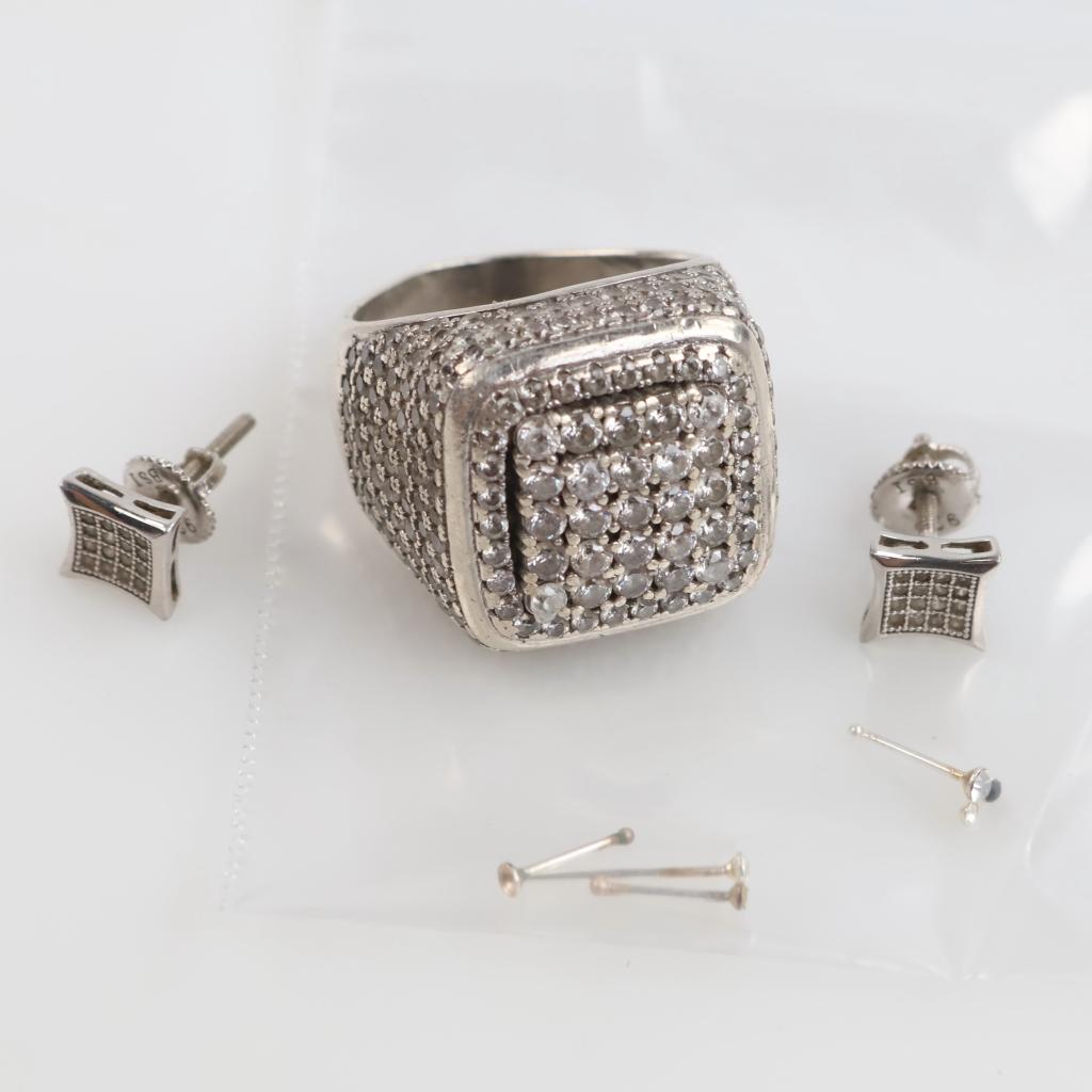 Silver Jewelry, 7 Pieces