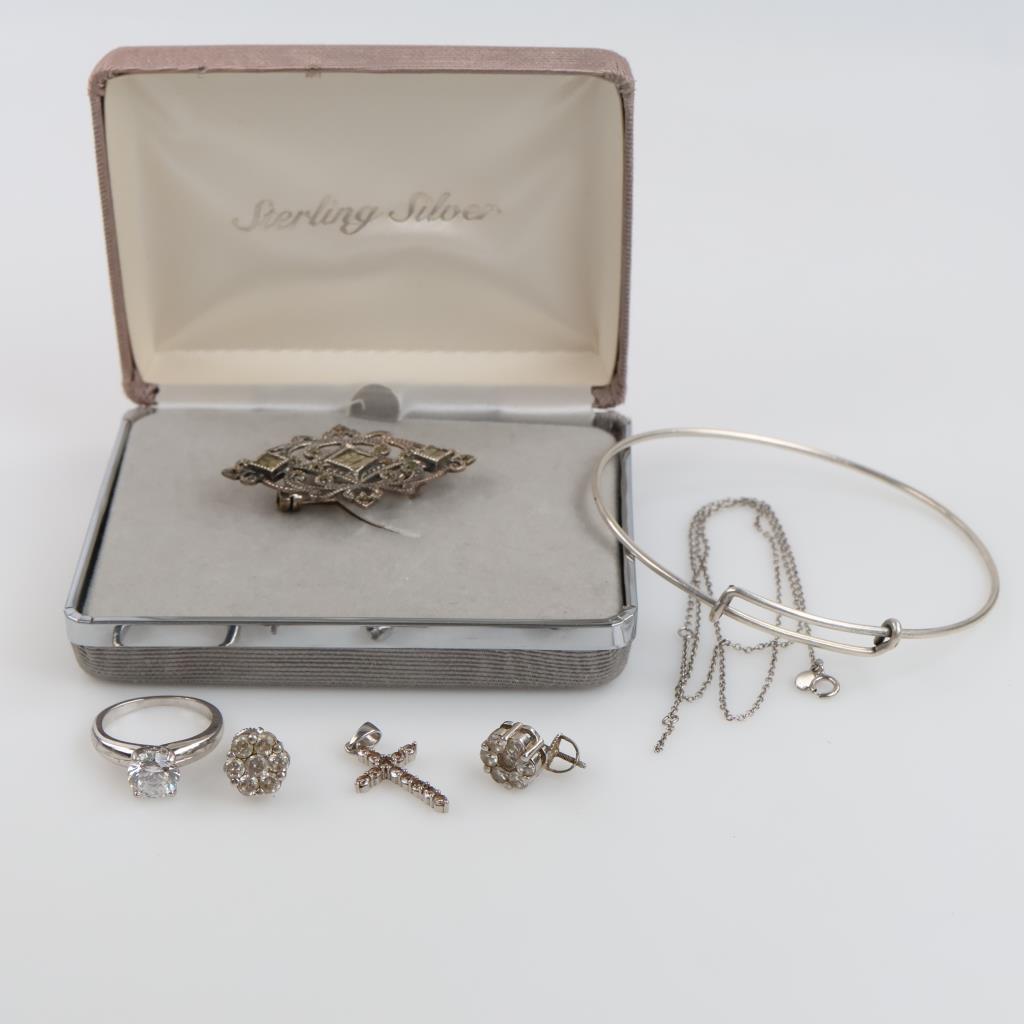 Silver Jewelry, 7 Pieces