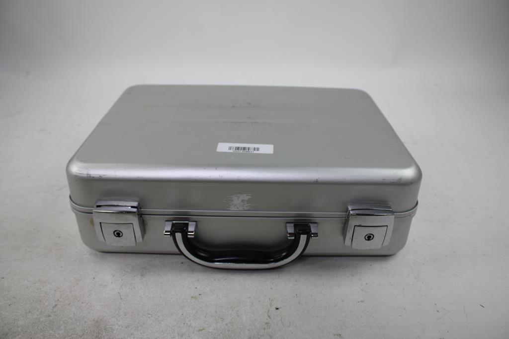 Silver Metal Brieface With Tools/Accs