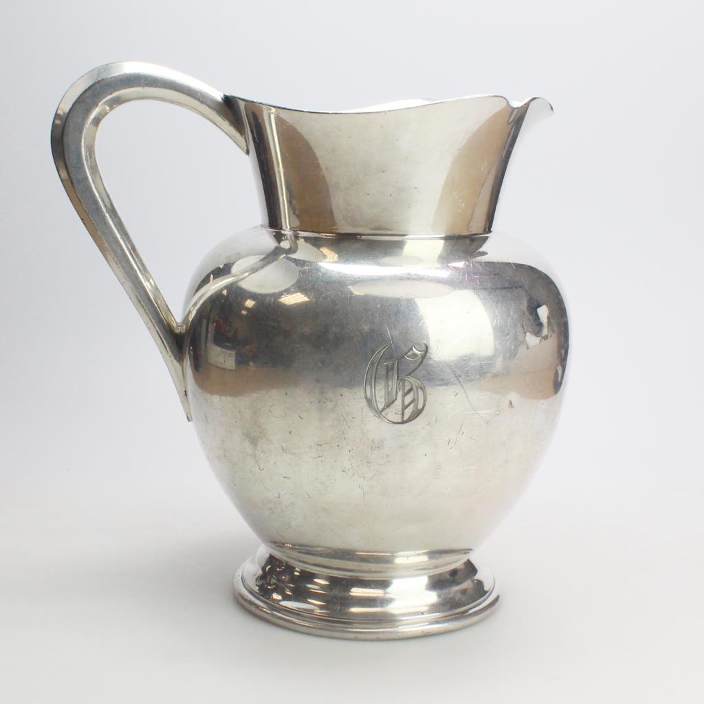 Silver Plated Reed & Barton Vintage Water Pitcher Property Room