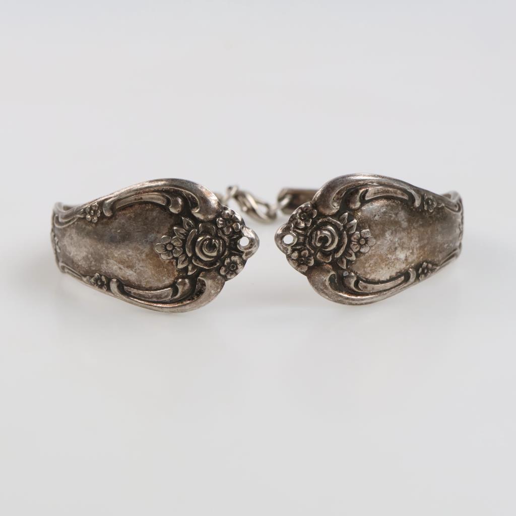Silver Plated Spoon Bracelet