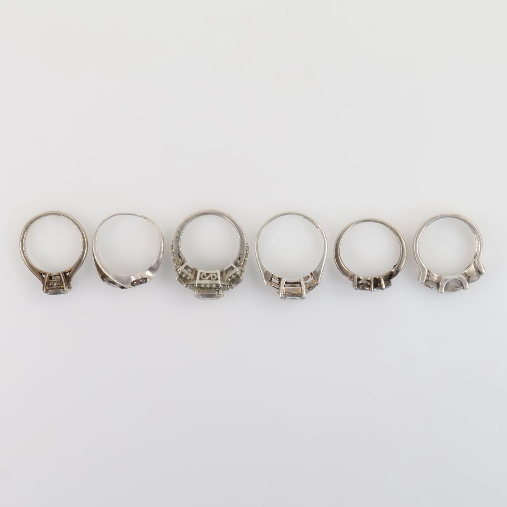 Silver Rings, 6 Pieces | Property Room