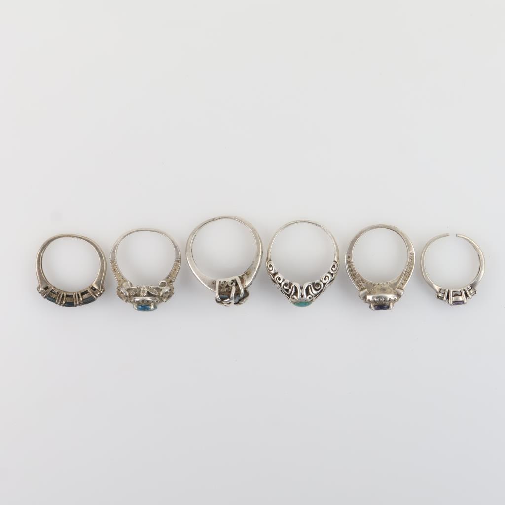 Silver Rings, 6 Pieces | Property Room