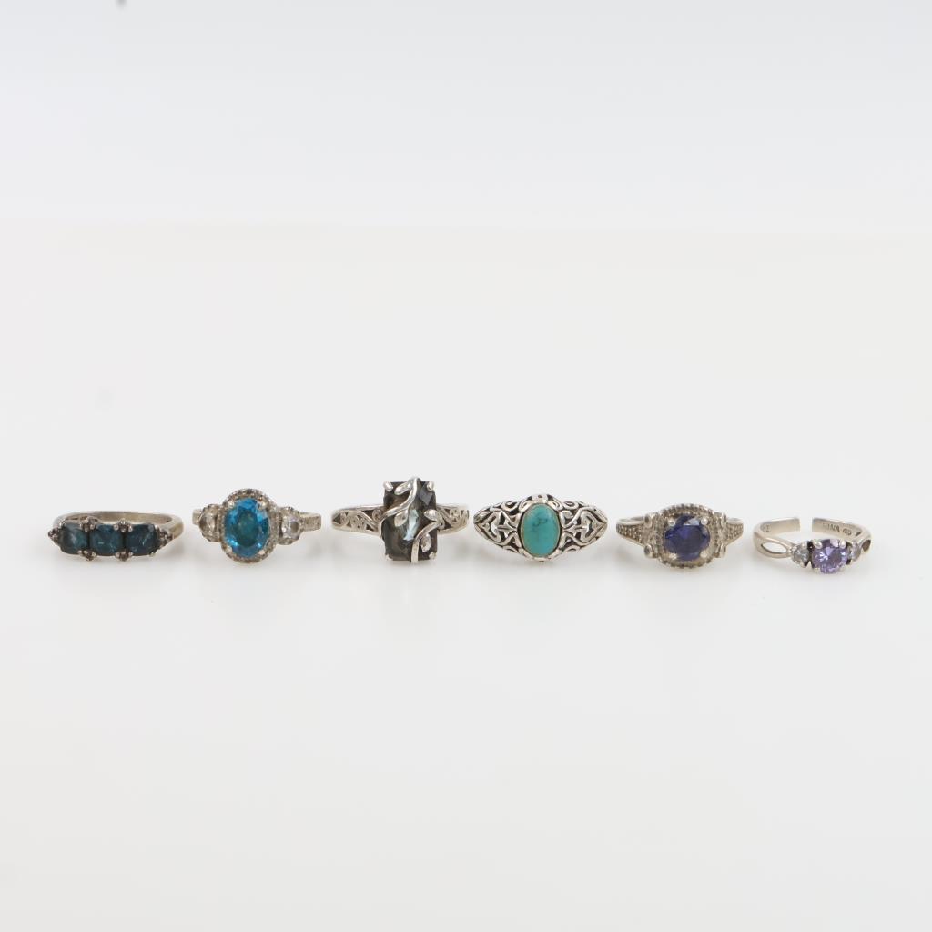 Silver Rings, 6 Pieces | Property Room