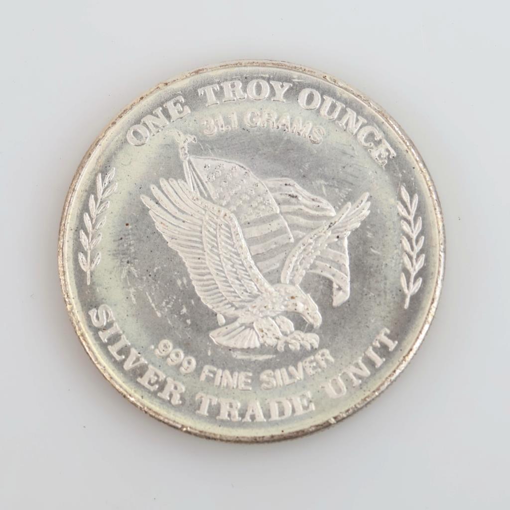 Silver Trade Unit Fine Silver 1 Troy Oz Round