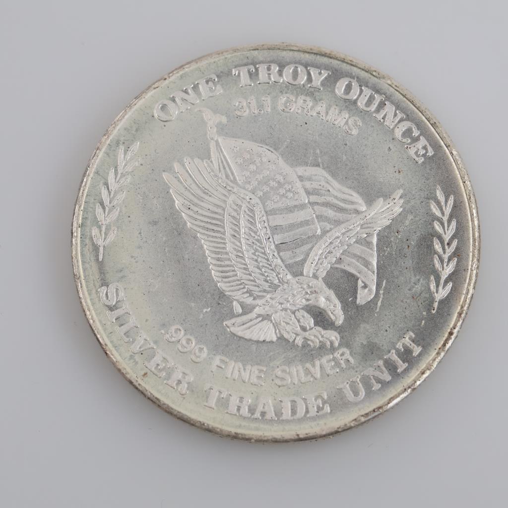 Silver Trade Unit Fine Silver 1 Troy Oz Round