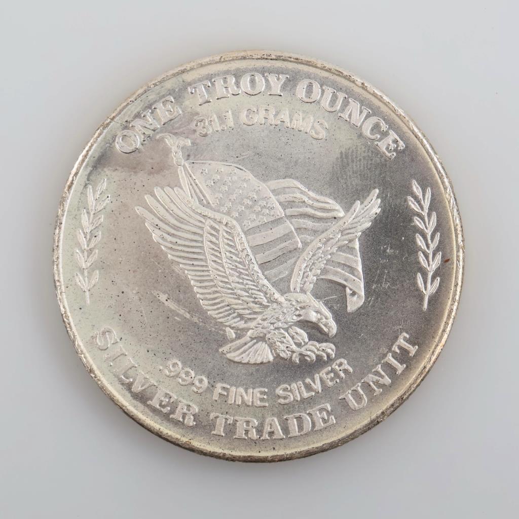 Silver Trade Unit Fine Silver 1 Troy Oz Round