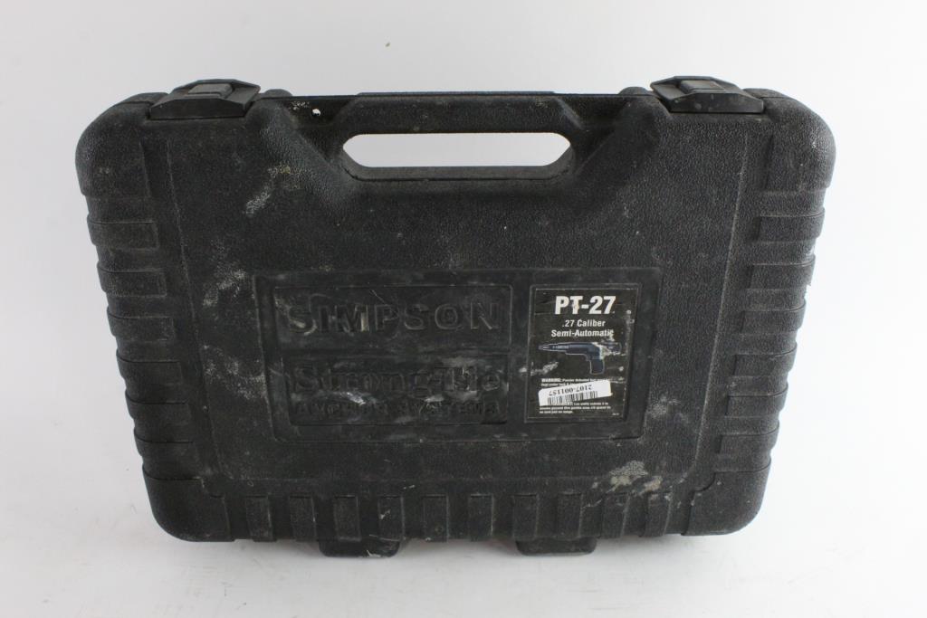 Simpson StrongTie Powder Actuated Anchor System Property Room