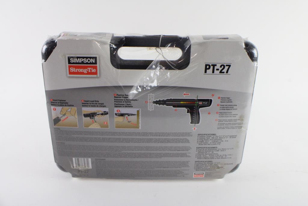 Simpson Strongtie Powder Actuated Fastening Tool Property Room