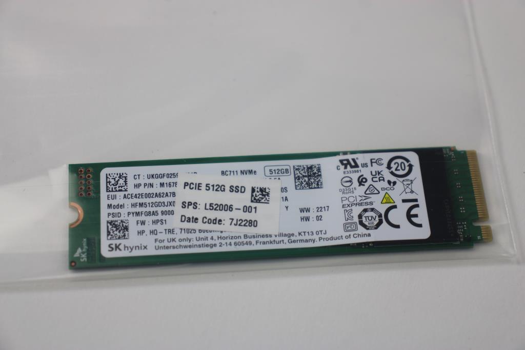SK Hynix BC711 NVMe SSD, 512GB