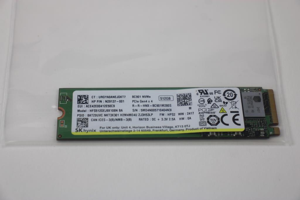 SK Hynix BC901 NVMe SSD, 512GB