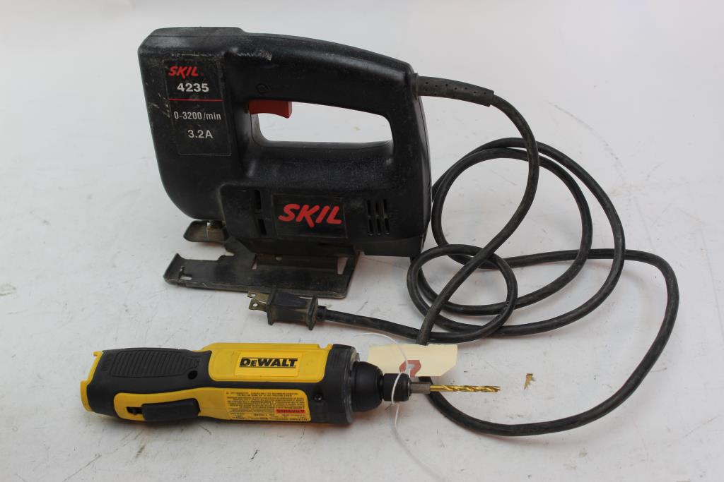 Skil 4235 Jig Saw, DeWalt Dcf682 Cordless Screwdriver 2 Items