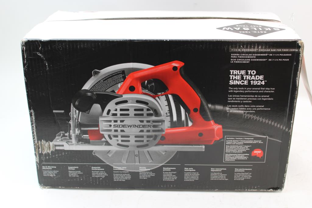 Skilsaw Sidewinder Circular Saw For Fiber Cement Property Room