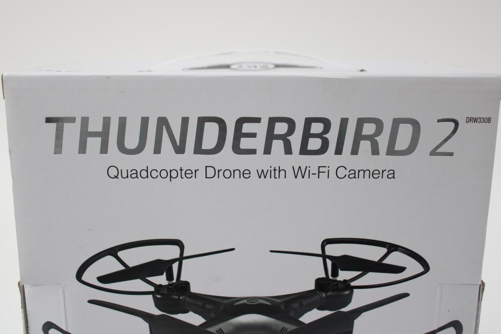 Sky Rider Thunderbird 2 Quadcoptor Drone With WiFi Camera And Speaker