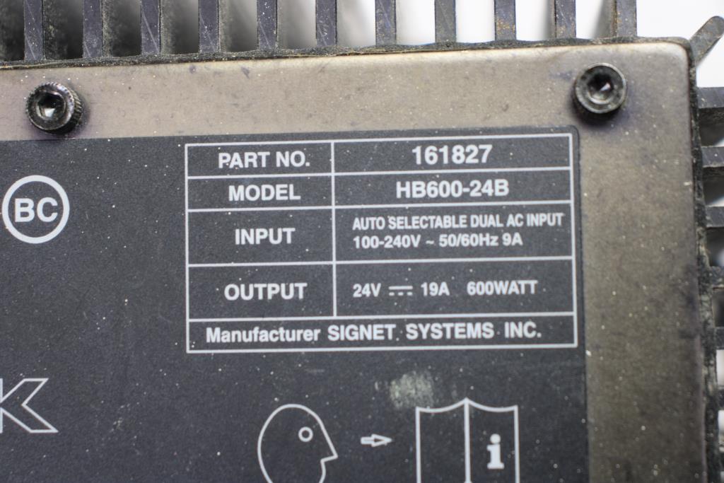 Skyjack 24V Scissor Lift Charger Property Room