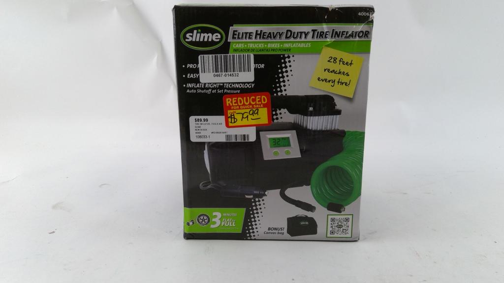 Slime Heavy Duty Tire Inflator