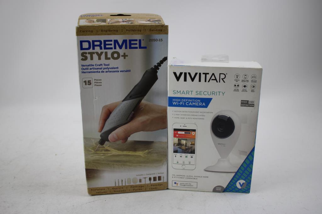 Smart Security Camera, Baby Monitor, Dremel Stylo+ Craft Tool, 3 Pieces