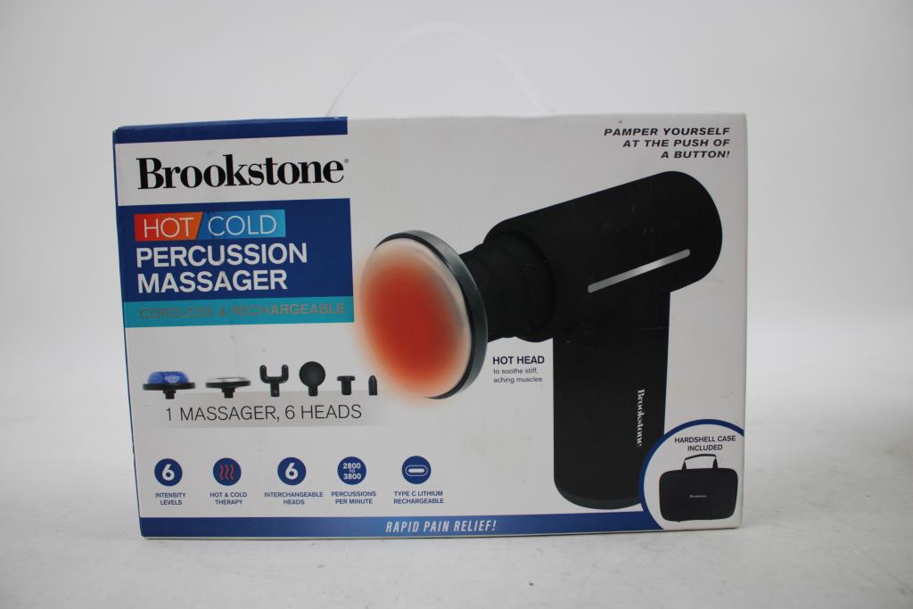 Smart Wifi LED Strip Light, And Brookstone Hot/Cold Percussion Massager, 2 Pieces