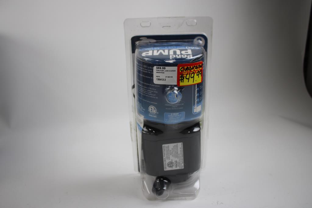 Smartpond Pond Pump 560 GPH For Large Ponds