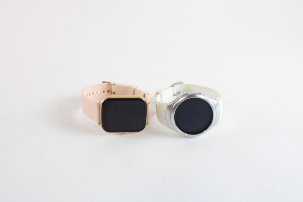 Smartwatch Lot, 2 Pieces, Sold For Parts Property Room