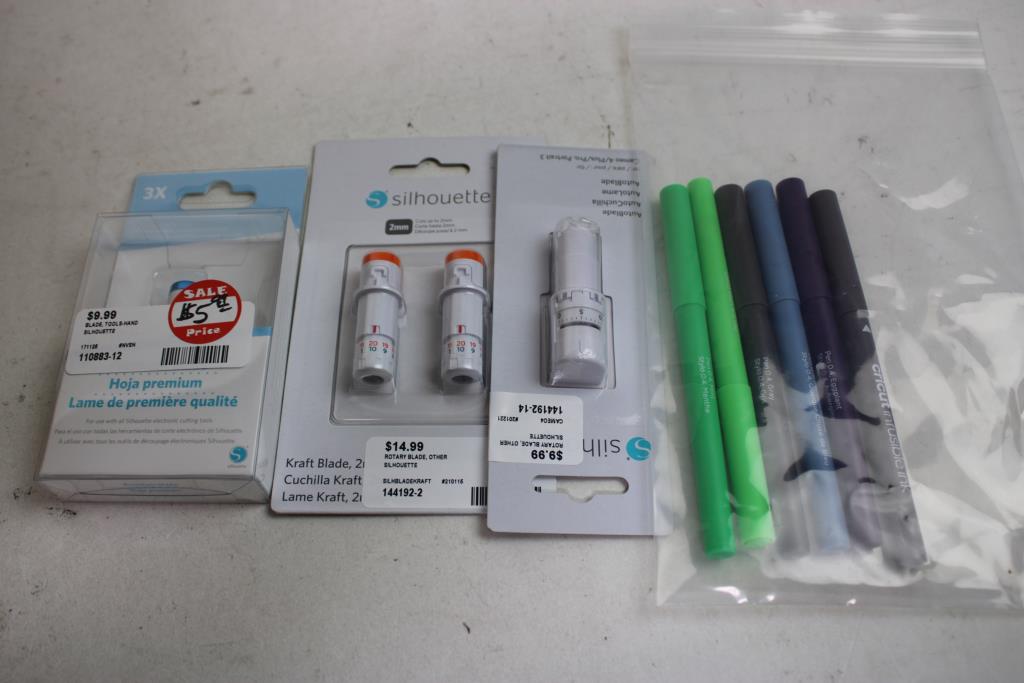Snap And Spray Test, Kraft Blades, Stamps, And More, 14 Pieces
