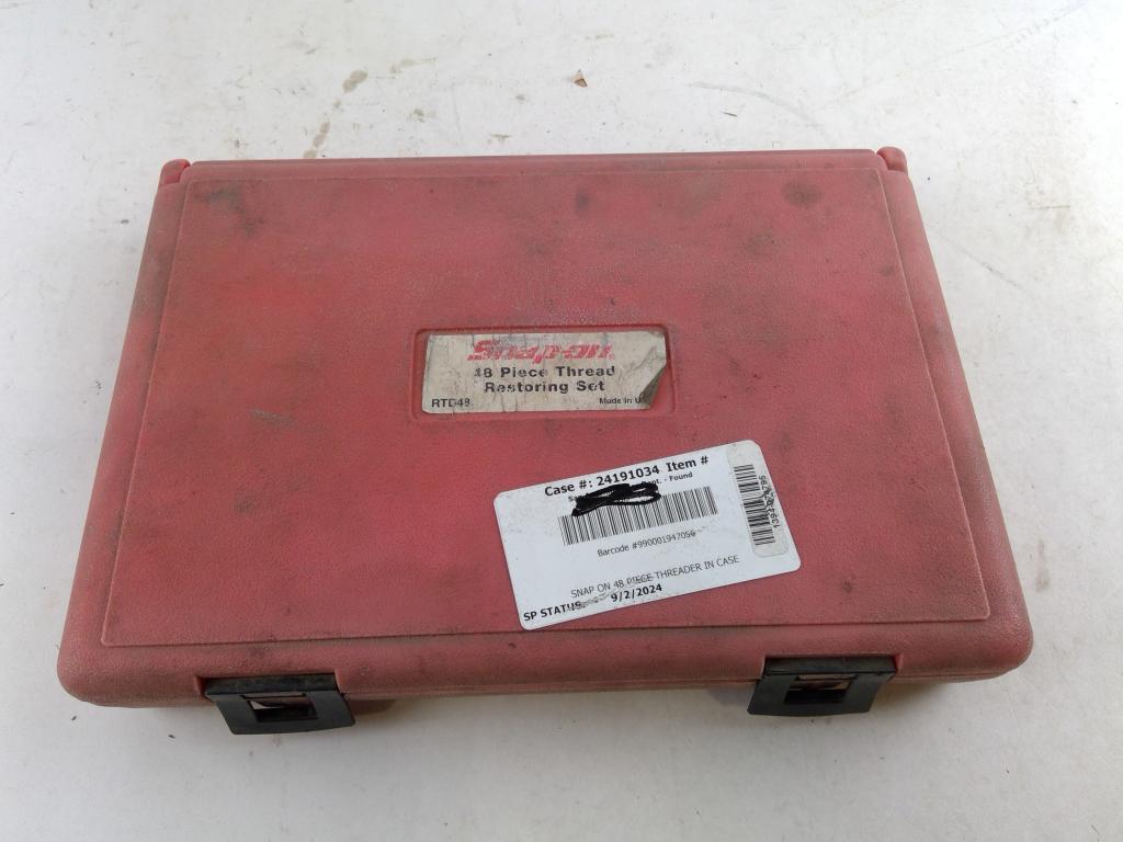 Snap-on 18 Piece Thread Restoring Set