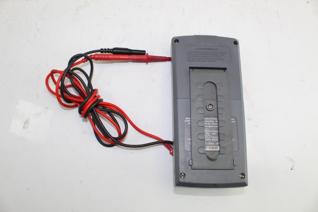 Snapon EEDM504D AutoRanging Digital Multimeter Property Room