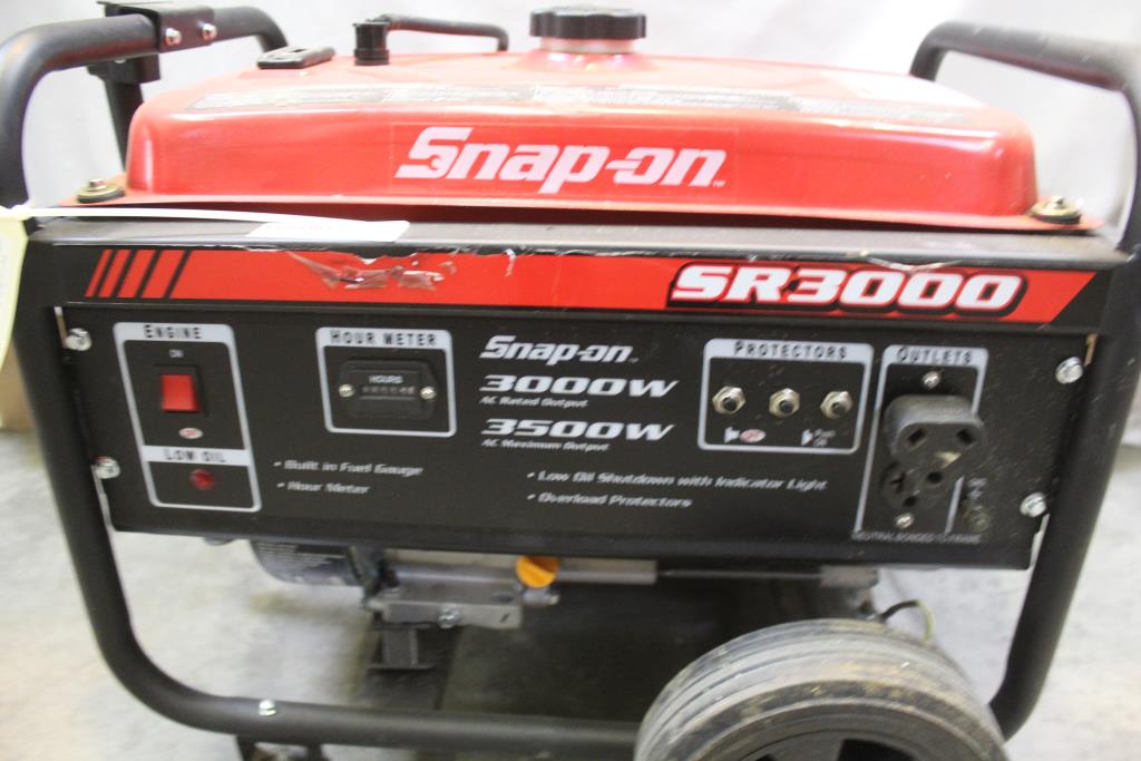 SnapOn Model SR3000 Gas Generator Property Room