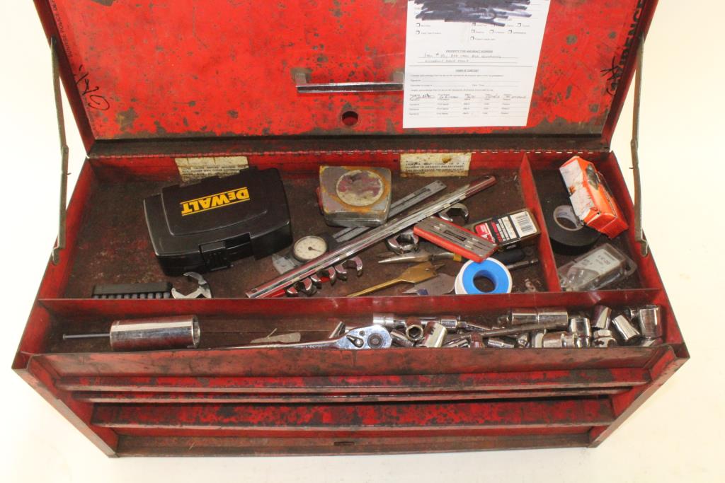 SnapOn Tool Box With Tools, 15+ Pieces Property Room