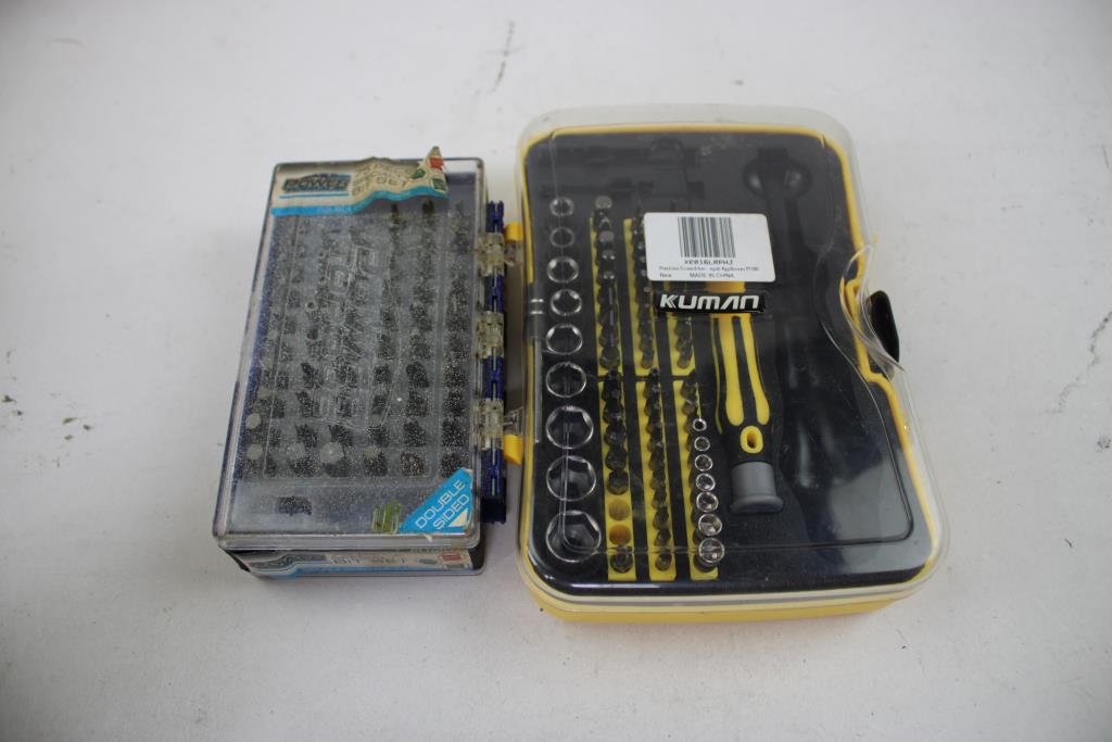 Socket Set, Drill Bit Set, Precision Screwdriver Set, And More