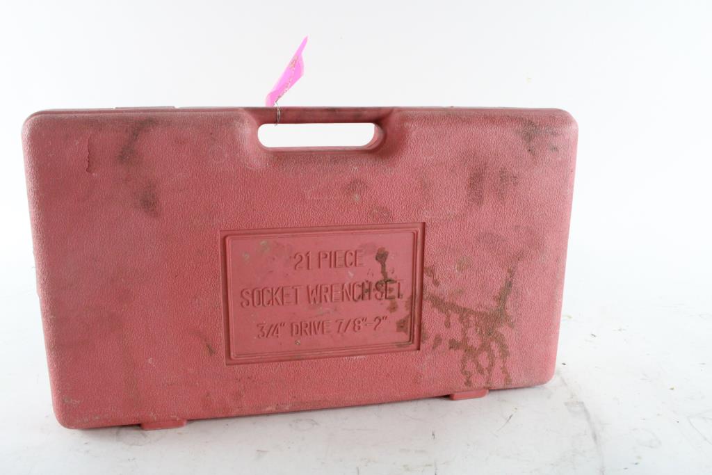 Socket Wrench Set With Case Property Room