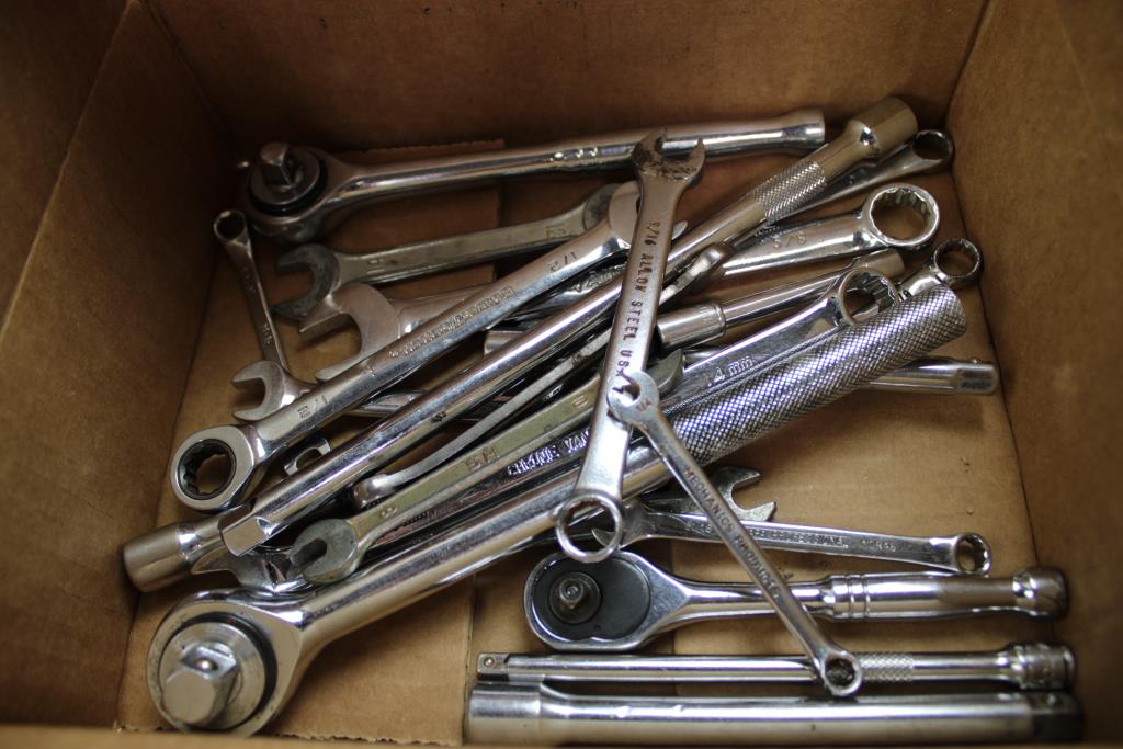 Socket Wrenches, Sockets, Combination Wrenches Tool Bulk Lot