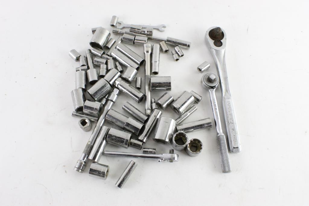 Socket Wrenches With Socket Heads, 10+ Pieces Property Room