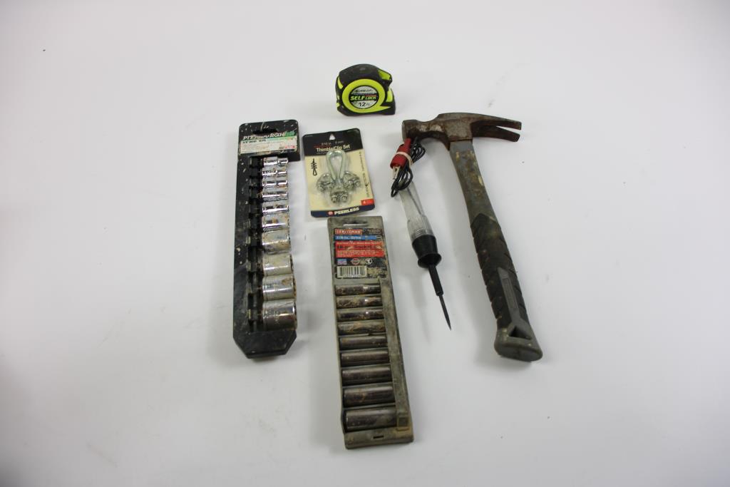 Sockets, Hammers, Wrenches And More 10+ Pieces Property Room